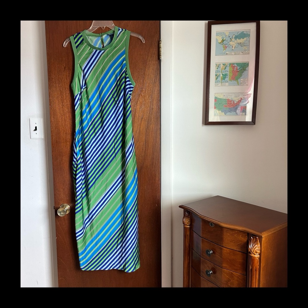 Scoop NYC Striped Maxi Dress